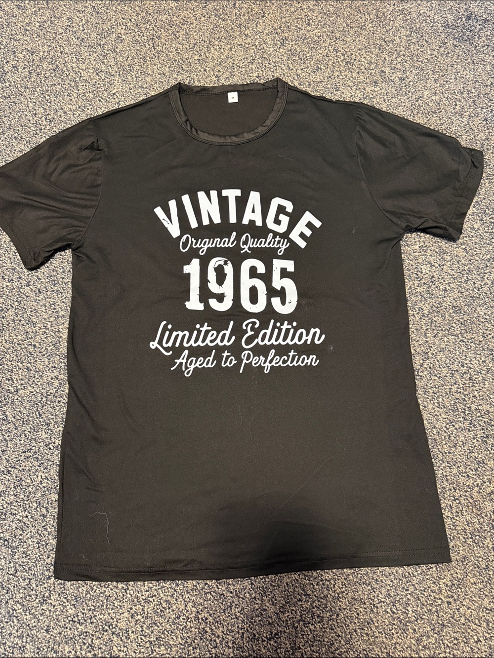 Vintage 1965 Limited Edition Black Graphic Tee